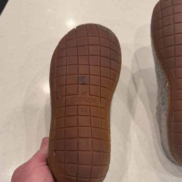 Women's Soft Gray Slippers - Picture 6 of 8